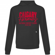 Calgary Flames Levelwear Black Relay Response Pullover Hoodie