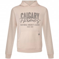 Calgary Flames Levelwear Khaki Relay Response Pullover Hoodie