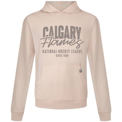 Calgary Flames Levelwear Khaki Relay Response Pullover Hoodie