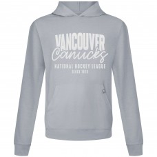 Vancouver Canucks Levelwear Gray Relay Response Pullover Hoodie