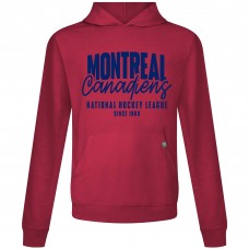 Montreal Canadiens Levelwear Red Relay Response Pullover Hoodie