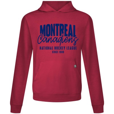 Montreal Canadiens Levelwear Red Relay Response Pullover Hoodie