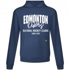 Edmonton Oilers Levelwear Navy Relay Response Pullover Hoodie