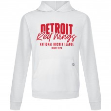 Detroit Red Wings Levelwear White Relay Response Pullover Hoodie