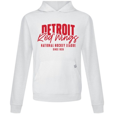 Detroit Red Wings Levelwear White Relay Response Pullover Hoodie