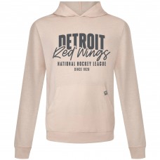 Detroit Red Wings Levelwear Khaki Relay Response Pullover Hoodie