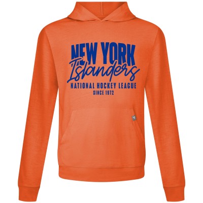 New York Islanders Levelwear Orange Relay Response Pullover Hoodie