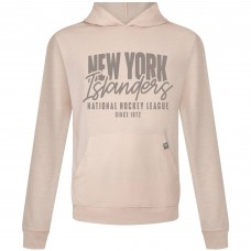 New York Islanders Levelwear Khaki Relay Response Pullover Hoodie
