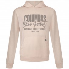 Columbus Blue Jackets Levelwear Khaki Relay Response Pullover Hoodie