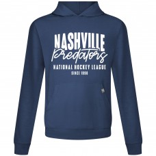 Nashville Predators Levelwear Navy Relay Response Pullover Hoodie