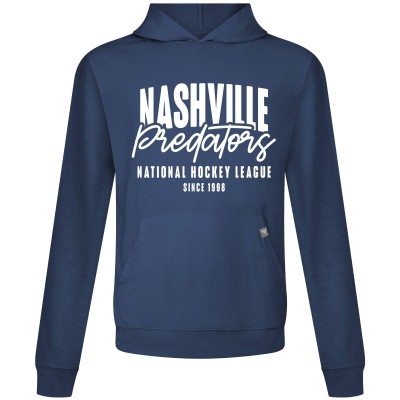 Nashville Predators Levelwear Navy Relay Response Pullover Hoodie