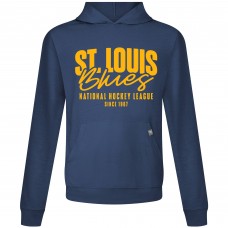 St. Louis Blues Levelwear Navy Relay Response Pullover Hoodie
