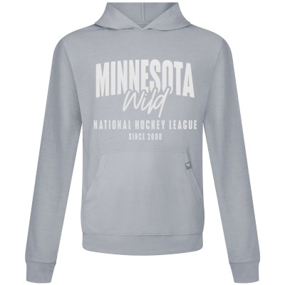 Толстовка Minnesota Wild Levelwear Gray Relay Response