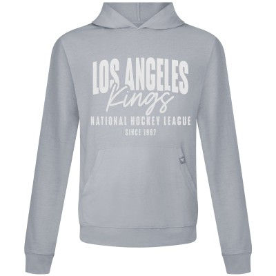 Los Angeles Kings Levelwear Gray Relay Response Pullover Hoodie