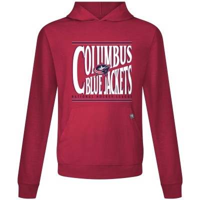 Columbus Blue Jackets Levelwear Red Relay Powerhouse Pullover Hoodie