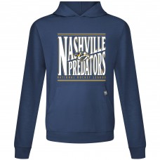 Nashville Predators Levelwear Navy Relay Powerhouse Pullover Hoodie