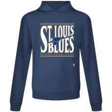 St. Louis Blues Levelwear Navy Relay Powerhouse Pullover Hoodie