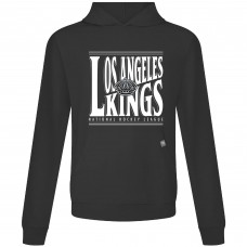 Los Angeles Kings Levelwear Black Relay Powerhouse Pullover Hoodie