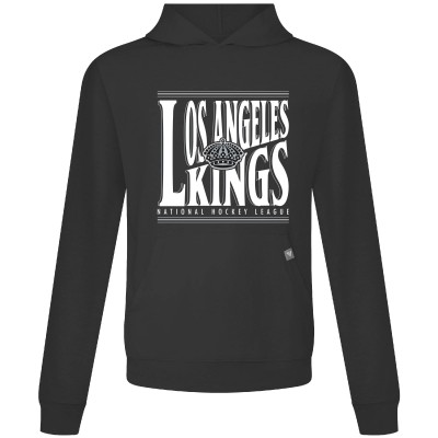 Los Angeles Kings Levelwear Black Relay Powerhouse Pullover Hoodie
