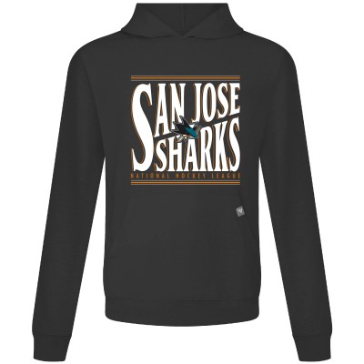 San Jose Sharks Levelwear Black Relay Powerhouse Pullover Hoodie