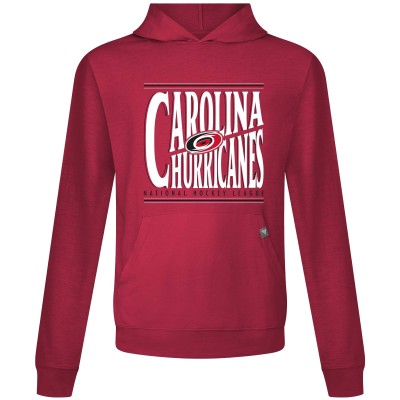 Carolina Hurricanes Levelwear Red Relay Powerhouse Pullover Hoodie