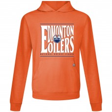 Edmonton Oilers Levelwear Orange Relay Powerhouse Pullover Hoodie