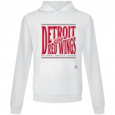 Detroit Red Wings Levelwear White Relay Powerhouse Pullover Hoodie