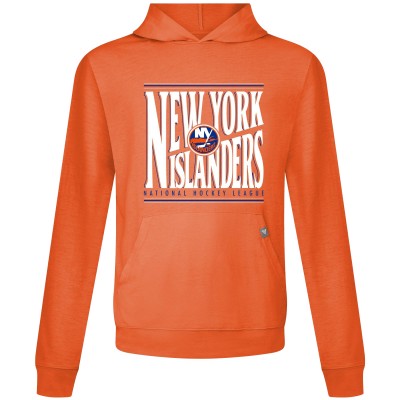 New York Islanders Levelwear Orange Relay Powerhouse Pullover Hoodie