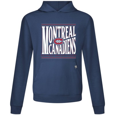 Montreal Canadiens Levelwear Navy Relay Powerhouse Pullover Hoodie