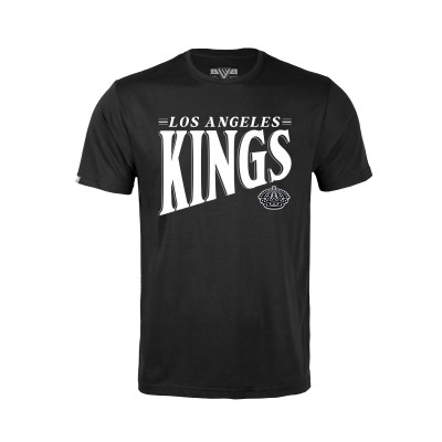 Подростковая Los Angeles Kings Levelwear Black Little Richmond Tally T-Shirt