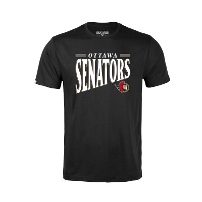 Подростковая Ottawa Senators Levelwear Black Little Richmond Tally T-Shirt