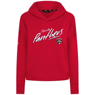 Женская толстовка Florida Panthers Levelwear Red Sweet Sizzle Tri-Blend Cropped