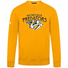 Nashville Predators Levelwear Gold Zane Mission Sweatshirt