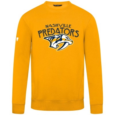 Nashville Predators Levelwear Gold Zane Mission Sweatshirt