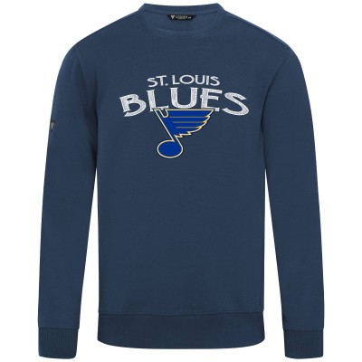 St. Louis Blues Levelwear Navy Zane Mission Sweatshirt