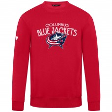 Columbus Blue Jackets Levelwear Red Zane Mission Sweatshirt