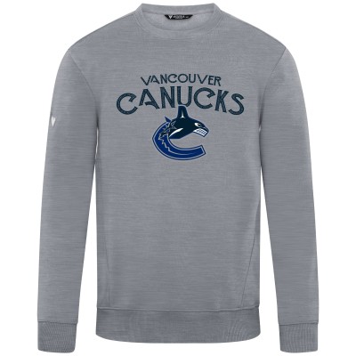 Vancouver Canucks Levelwear Gray Zane Mission Sweatshirt