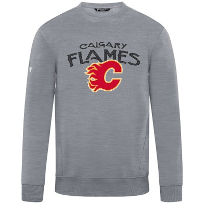 Calgary Flames Levelwear Gray Zane Mission Sweatshirt