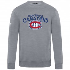 Montreal Canadiens Levelwear Gray Zane Mission Sweatshirt Montreal Canadiens Levelwear Gray Zane Mission Sweatshirt