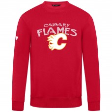Calgary Flames Levelwear Red Zane Mission Sweatshirt