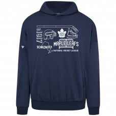 Толстовка Toronto Maple Leafs Levelwear Navy Contact Campaign