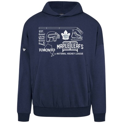Толстовка Toronto Maple Leafs Levelwear Navy Contact Campaign