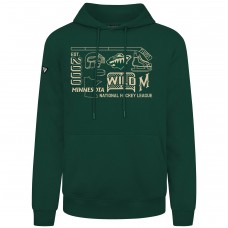 Толстовка Minnesota Wild Levelwear Green Podium Campaign