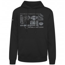 Los Angeles Kings Levelwear Black Podium Campaign Pullover Hoodie