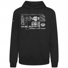 Los Angeles Kings Levelwear Black Podium Campaign Pullover Hoodie
