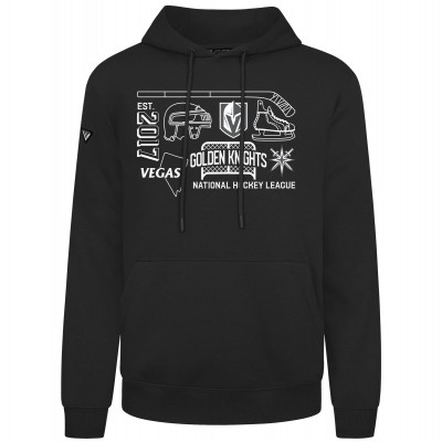 Толстовка Vegas Golden Knights Levelwear Black Podium Campaign