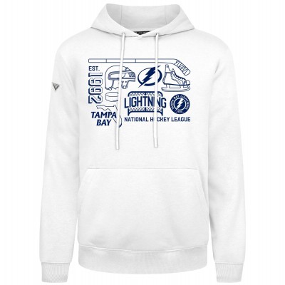 Толстовка Tampa Bay Lightning Levelwear White Podium Campaign