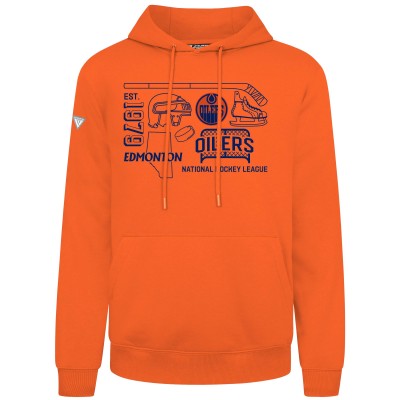 Толстовка Edmonton Oilers Levelwear Orange Podium Campaign