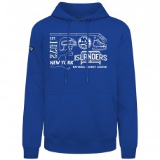 New York Islanders Levelwear Royal Podium Campaign Pullover Hoodie
