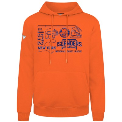 New York Islanders Levelwear Orange Podium Campaign Pullover Hoodie